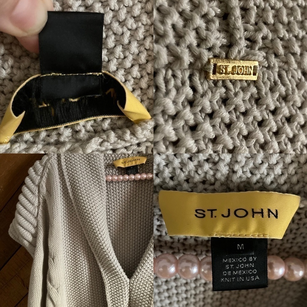 St. John ribbed sweater size M - Picture 16 of 16